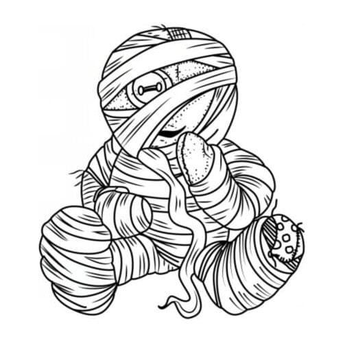 Happy Halloween Transparent Clear Stamps for DIY Scrapbooking/Card Making/Kids Christmas Fun Decoration Supplies ST0062