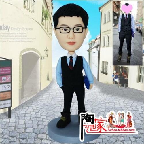 2019 New Brinquedos Limited Sale Make Yourself Anime Personalized Custom Polymer Clay Doll From Pictures Birthday Gift Diy Toy