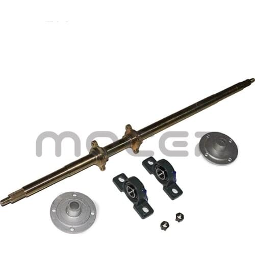 1050mm M10*4 wheel hub rear axle assembly with disc brake seat is suitable for large karting four-wheel off-road vehicles
