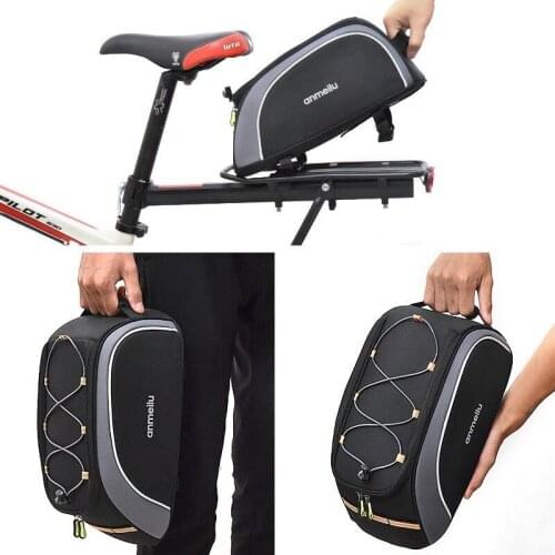 Bicycle Rack Bag Waterproof MTB Road Bike Rack Carrier Trunk Bag High-capacity Package Backseat Bag Riding Equipment