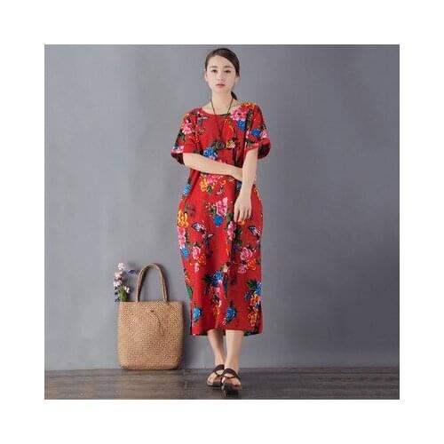 Свободные летние платья Tao ting li na China At AliExpress