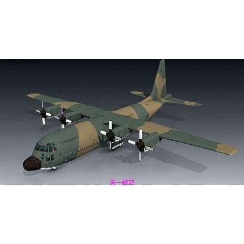 Hercules Transport Machine Paper Model Student DIY Puzzle Craft Class Aircraft Three-dimensional Origami Toy Paper Model