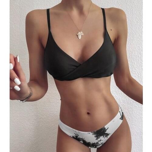 High Waist Bikini Push Up Plus Size Swimwear Two Piece Bandage Swimsuit Sexy High Waisted Bathing Suits Swimming Suit for Women