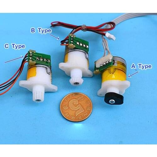 Nidec 15mm Precision Stepper Motor DC 6V 2-phase 4-wire Mini 3-stage Planetary Reduction Gear Box 1:110 DIY Electric Accessories