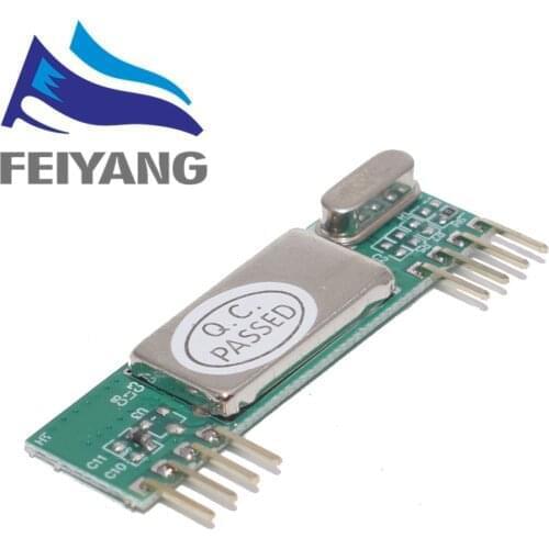 10PCS DC3V-5.5V RXB6 433Mhz RF Superheterodyne Wireless Receiver Module for Arduino/ARM/AVR