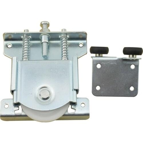 2 Set Sliding Door Pulleys Sliding Door In Kitchen/Toilet Heavy Duty Door Bearing Wheel Furniture Caster Wardrobe Door Rollers