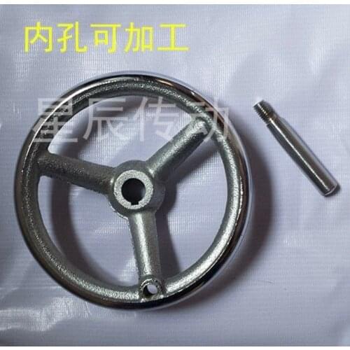 2pcs/lot Diameter:100mm Inner Hole:10mm. Iron Hand Wheel Machine Tool Accessories