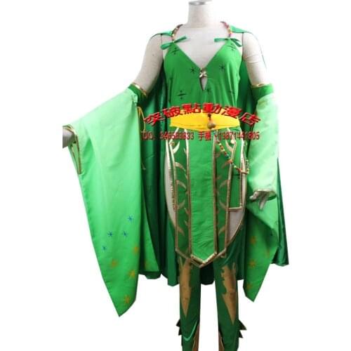 2016 Anime Final Fantasy Cosplay - Final Fantasy X Summon Cosplay Costume Rydia Cosplay