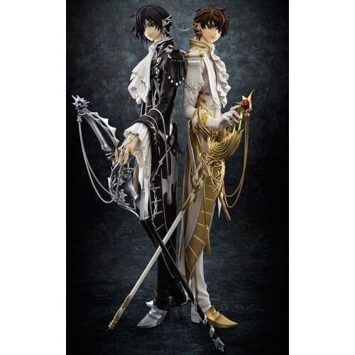 24cm CODE GEASS Lelouch of The Rebellion Lelouch Lamperouge Knight of Seven Anime Action Figure Classic Look PVCCollection Model