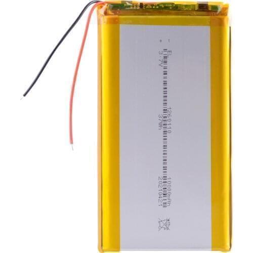 3.7V,10000mAH 1260110 Polymer lithium ion / Li-ion battery for TOY POWER BANK GPS