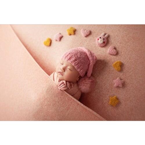 5 Pcs DIY Handmade Baby Wool Felt Ornaments Home Party Decorations Newborn Photography Props