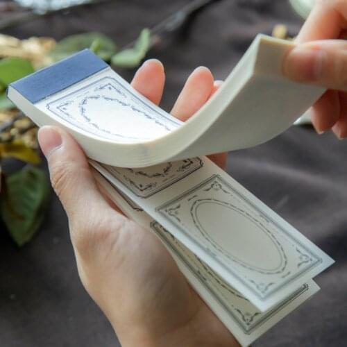 50Pcs/Lot Classic Label Material Paper Junk Journal Planner Craft Paper Scrapbooking Vintage Decorative DIY Craft Photo Album