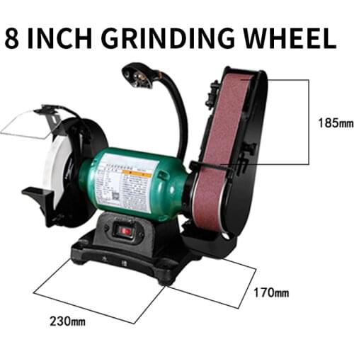 6 inch 8 inch desktop grinding wheel belt sharpener polishing wheel belt machine woodworking polishing