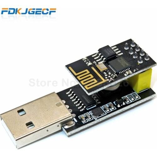ESP01 Programmer Adapter UART GPIO0 ESP-01 Adaptater ESP8266 CH340G USB to ESP8266 Serial Wireless Wifi Developent Board Module
