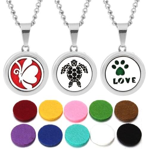 Aromatherapy Necklace Tree of Life Diffuser Jewelry Vintage Open Locket Pendant Essential Oil Perfume Aroma Diffuser Necklace