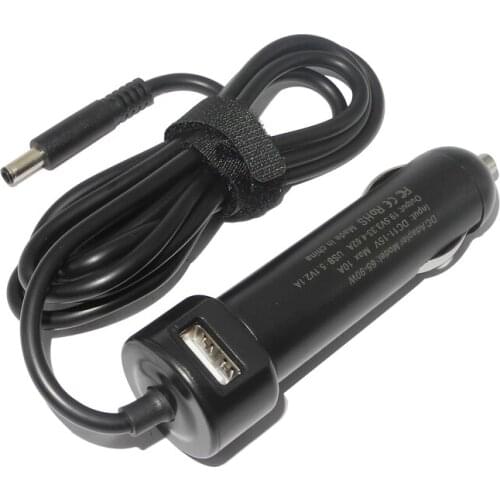 Huiyuan 19.5V 3.34A 65W DC Car Charger Laptop Power Adapter Fit for Dell Inspiron 11 3147 13 7347 15SR-1528B