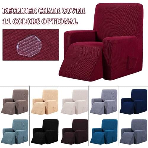11colors All-inclusive High Stretch Recliner Chair Covers Waterproof Anti-skid Couch Slipcover Washable Furniture Protector