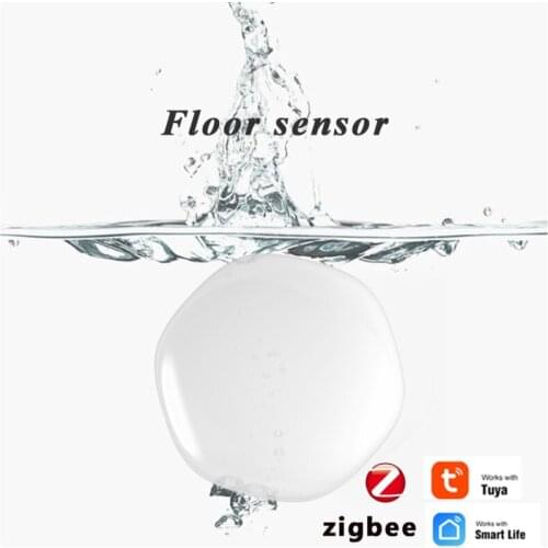 Tuya Zigbee Water Leakage Alarm Water Leak Sensor Detector Flood Alert Overflow Alarm System Smart Life Can Be Used With Gateway
