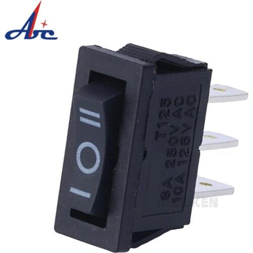 DPDT ON OFF ON (ON) OFF (ON) 3 Position T120 Snap in Momentary Mini 6A 250V 3 Position Rocker Switch