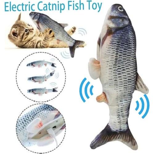 Electronic Pet Cat Toy Electric USB Charging Simulation Fish Toys for Dog Cat Chewing Playing Biting Supplies