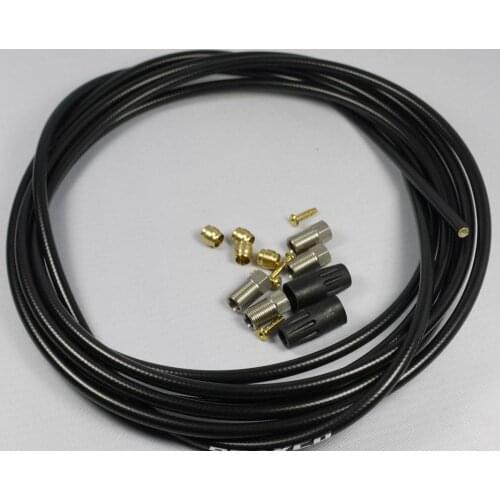 HYDRAULIC DISC BRAKE HOSE KIT SUIT FOR SHIMANO XT LX DEORE BLACK 3 METERS