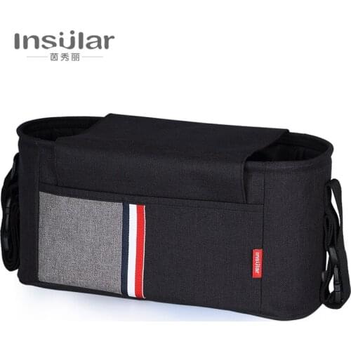 Insular Thermal Insulation Baby Diaper Bags For Strollers Waterproof Nappy Changing Bags Mommy Crossbody bag Bottle Cooler Bags