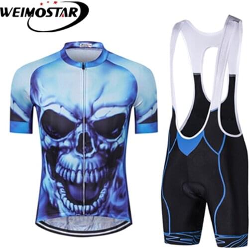 Weimostar Pro Team Short Sleeve Mens Cycling Jersey Set Bike Bib Shorts MTB Ropa Ciclismo Riding Wear Bicycle Clothing