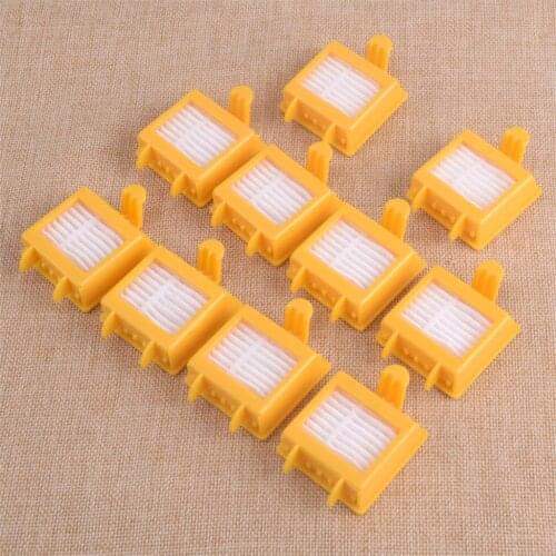 LETAOSK 10pcs Filters Yellow Replacement Accessories Part Fit For iRobot Roomba 700 Series 770 780 790 Vacuum Cleaners