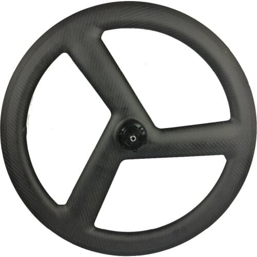 New design 3 spoke 451 carbon wheels 451 tri spoke BMX carbon wheelset clincher wheels 11s fixed gear wheels