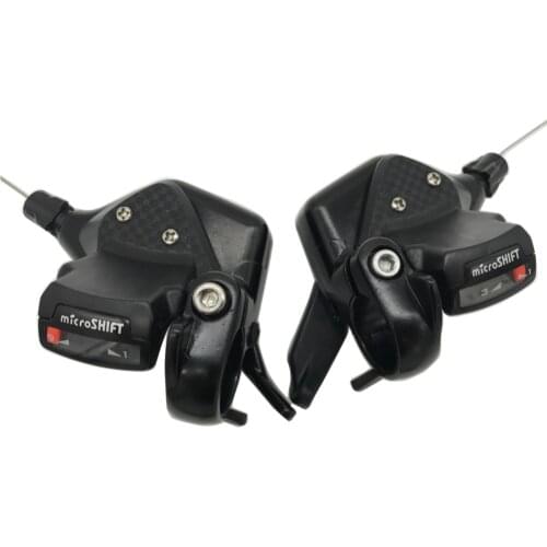 MicroSHIFT MTB Shifters TS71-9 (3X9) Speed Shift Conjoined DIP Mountain Bike Triple 27 Speed Derailleur Compatible for Shimano