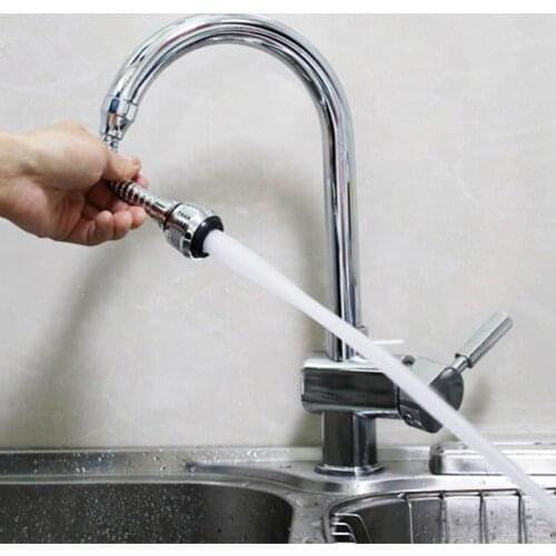 Portable Faucet Shower Head Tap Kitchen Splash Nozzle Cockpit Crane Attachment Incest Rotatable Water-saving Bath Filter