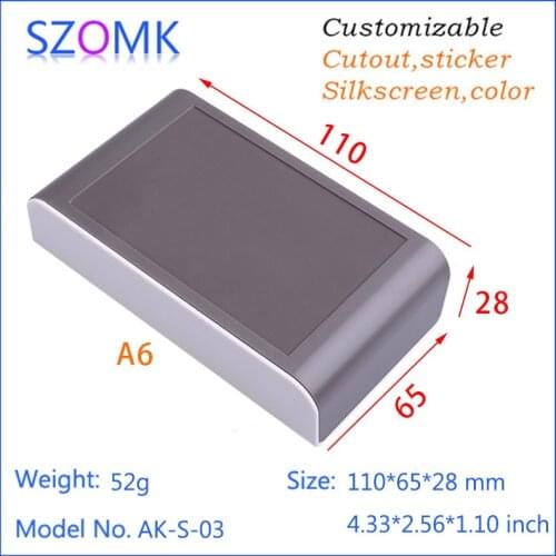 Plastic housing for electronics pcb distribution box (10 pcs) 110*65*28mm plastic box for electronic project abs plastic case