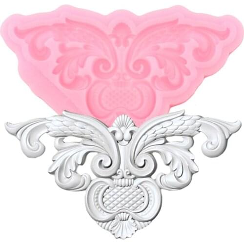 Relief Cake Border Silicone Molds Fondant Cake Decorating Tools Sugarcraft Cupcake Topper Candy Clay Resin Mould Chocolate Mold