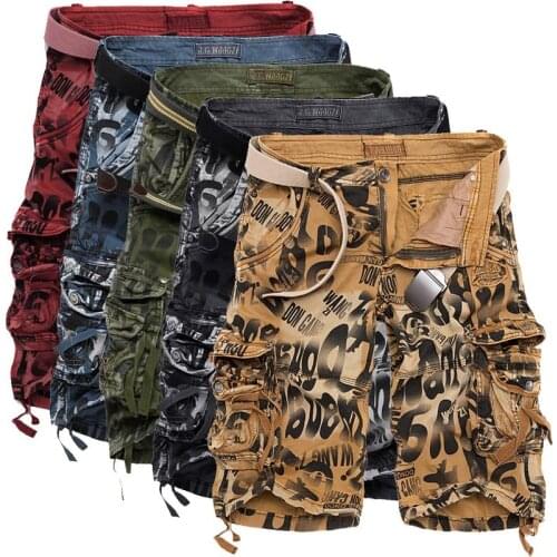 Camouflage Shorts Men Summer Fashion Camo Shorts Mens Casual Military Shorts Plus Size 29-42