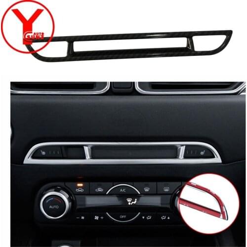 ABS carbon heated seats seat heating cover For mazda cx5 cx-5 cx 5 2017 2018 Interior parts heated car seats accessories YCSUNZ