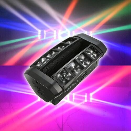 AC110-130V 60W DMX512RGBW LED Stage Light Lighting Fixture Projector Spider Stage Lamp Lumiere Disco for DJ Show Home Party