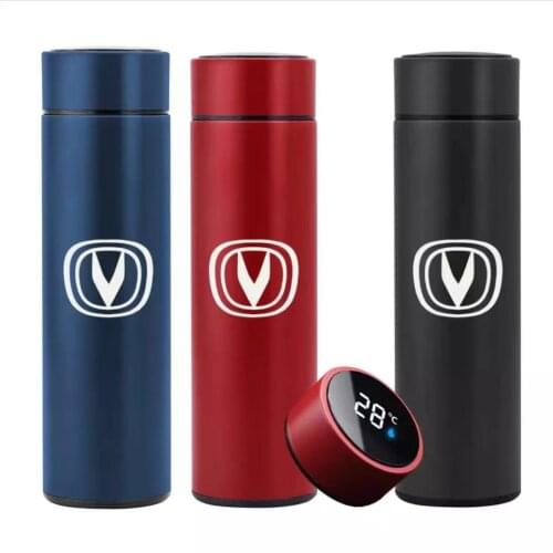 500ml furniture Car Style Smart Thermos Mug LED Temperature Display Cup With Car Logo For Peugeot 3008 GT 308 4008 5008 508 307