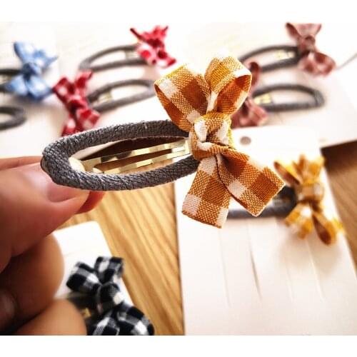 2pcs/lot New Children Butterfly Bow Hair Ornament Hair Clip Cute Sweet Spirit Girl Bangs Edge Side Clip Headdress Accessories