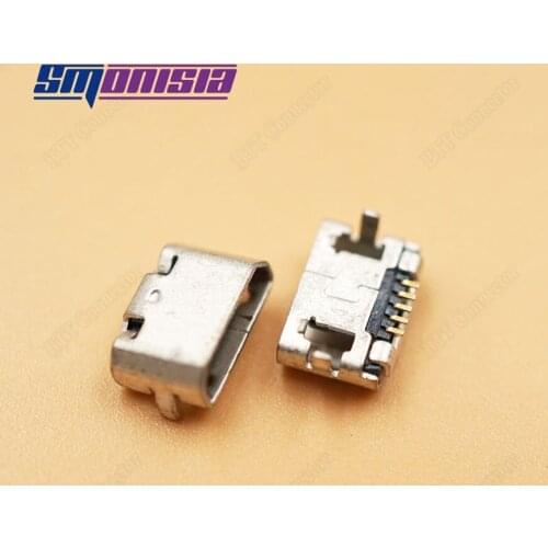 Smonisia 100pcs New Micro USB Charger Port Power Jack For MEIZU MX4 MX 4 USB JACK Micro USB Connector
