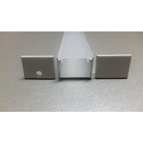 100cm Aluminium Profile Large Deep Square LED Strip Lighting Free Shipping By Fedex