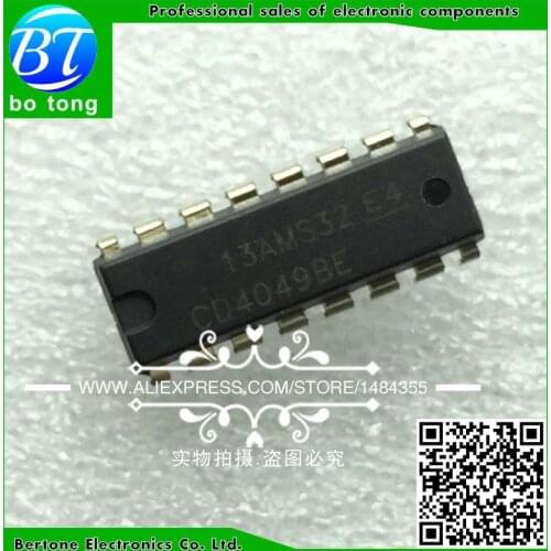 20PCS Free shipping CD4049BE CD4049UBE CD4049 HEF4049BP DIP HCF4049BE HCF4049 4049 DIP16 new IC