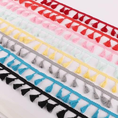 5yards/lot High Quality Polyester Tassel Ribbon Decoration Embellishment Handmade Clothing Curtain Sewing DIY Accessories