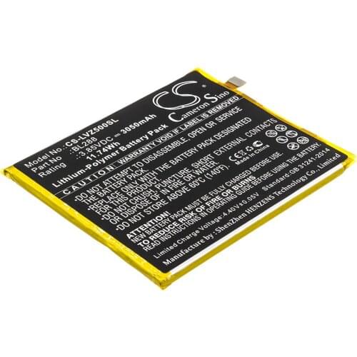CS 3050mAh / 11.74Wh battery for Lenovo L78011, L78012, Zuk Z5 BL288