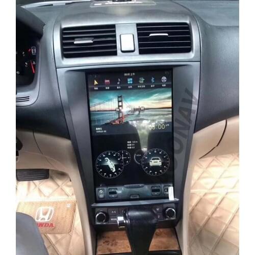 AOONAV 12.1 inch car radio GPS navigation for HONDA-ACCORD 7 2002 - 2007 car DVD player autoradio vertical screen Android 9.0