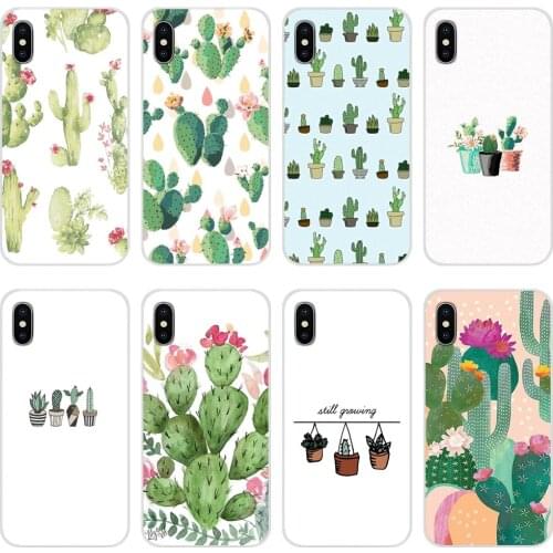Green Bunny Ears Cactus For Samsung A71 A70 A60 A51 A50 A41 A40 A31 A30 A20E A21S A12 A10 M30 Accessories Phone Cases Covers