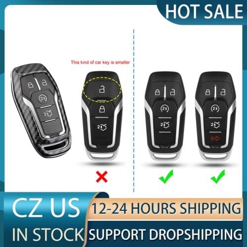 Key Case Fob Bag Holder ABS Hard Shell Cover Parts Fit For Ford Mondeo Mustang Edge Explorer F150 key cover