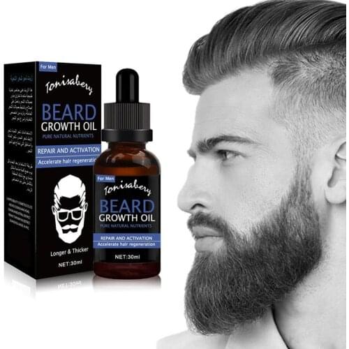 Beard growth oil for men, thicker and fuller beard care treatment
