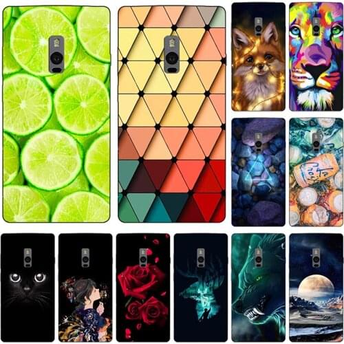 Fashion Printed Case For OnePlus One Plus 2 Oneplus2 1+2 A2001 Cover Cool Cute Animal Fruit soft silicone Phone Case Shell