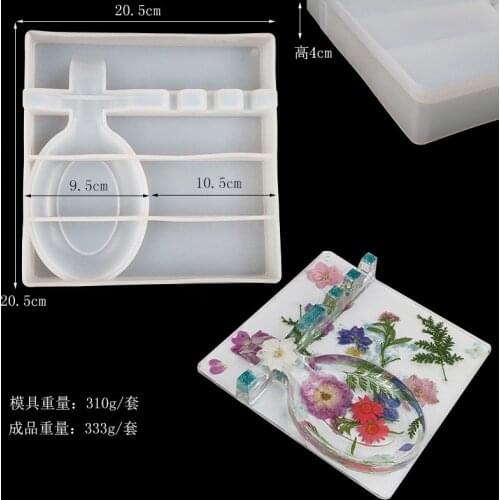 DIY crystal Dropping mold Spoon tray Coaster Storage rack Silicone mold
