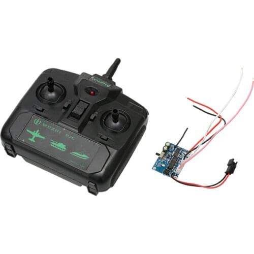 2.4G Remote Controller Transmitter and Receiver Kit for DIY Double Motors RC Boat 4 CH Differential Steering Radio System Parts